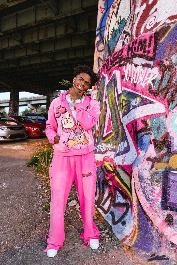 CARTOON TRACKSUIT (PINK)