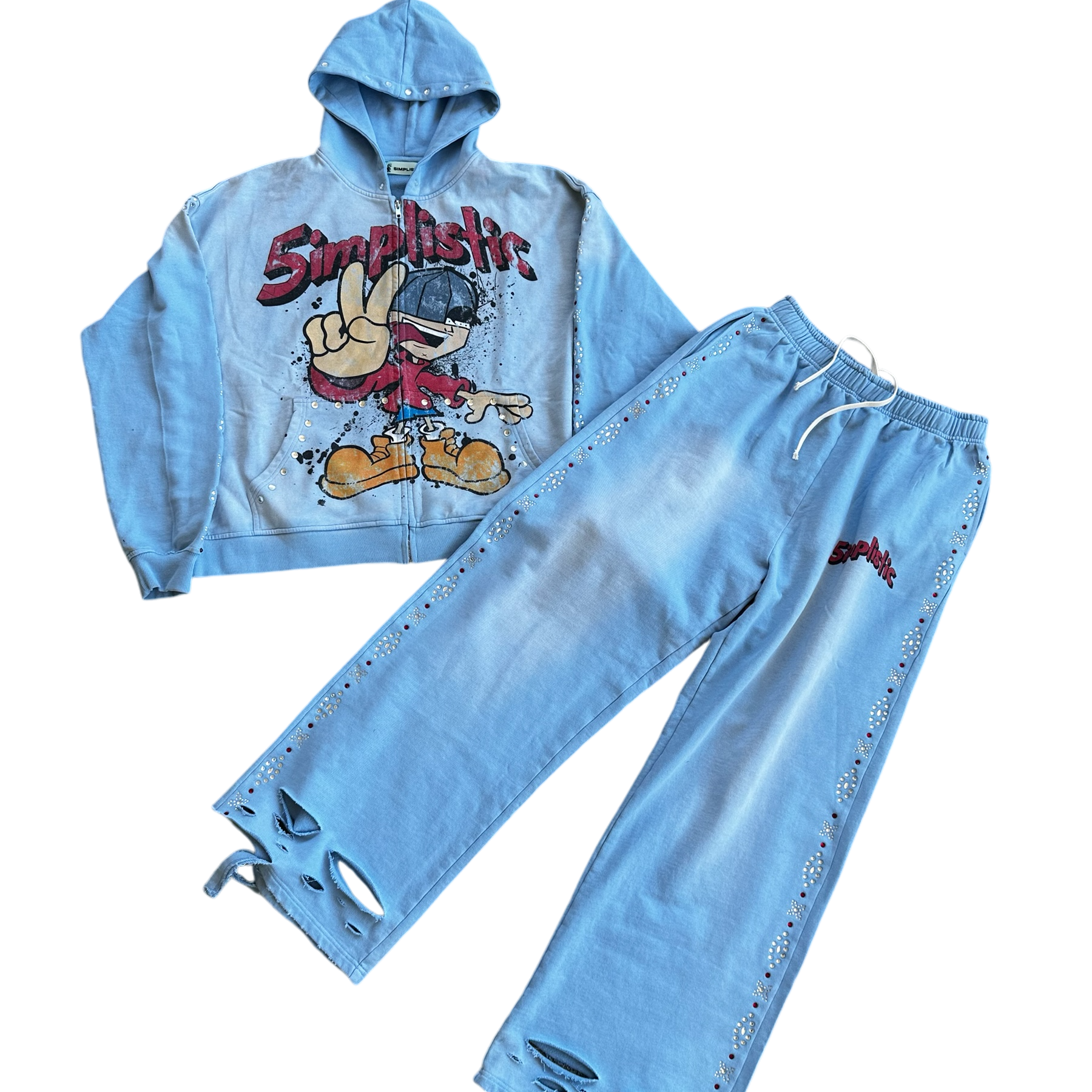 CARTOON TRACKSUIT (BLUE)